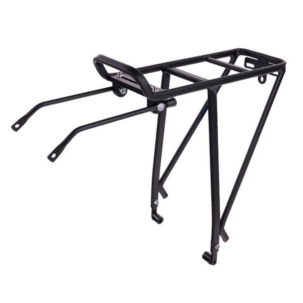 Porte-bagages compatible frein à disque 26" à 700C Noir