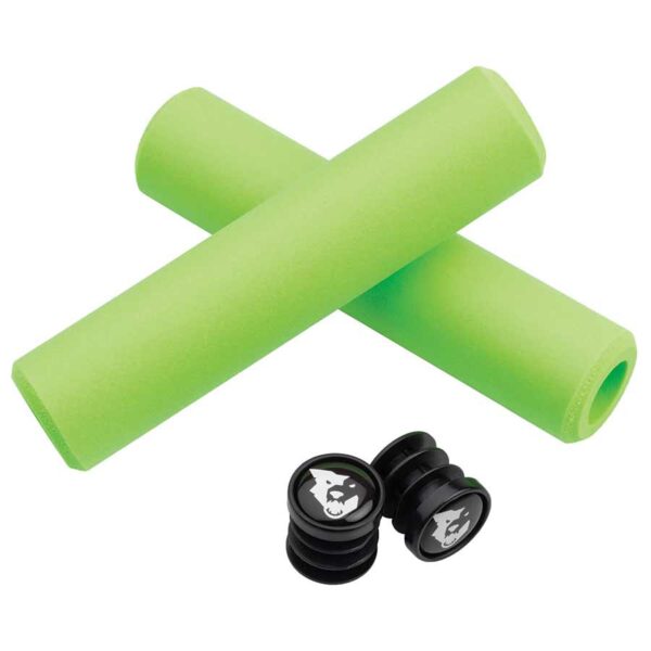 Poignées Karv components Longueur: 135mm Vert (Paire)