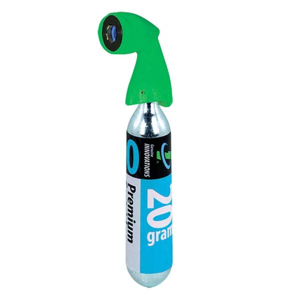 Gonfleur CO2 avec cartouche 23g Vert