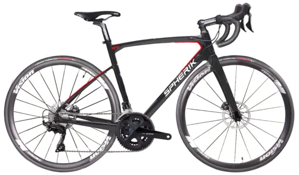 VÉLO SPHÉRIK ROUTE SHIMANO 105 / Noir-Rouge