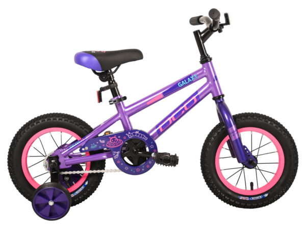 VÉLO DCO GALAXY / 12"- 2 à 4 ans / Mauve